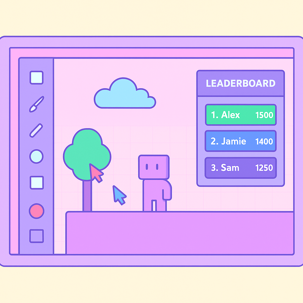 Screenshot: collaborative jam interface